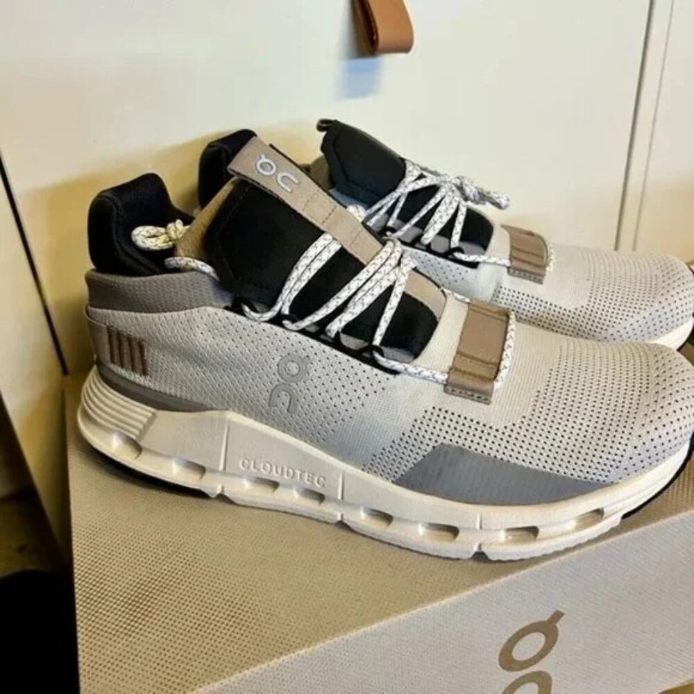 ON Running Cloud Cloudnova White Sand Women's Casual Fashion Sneakers